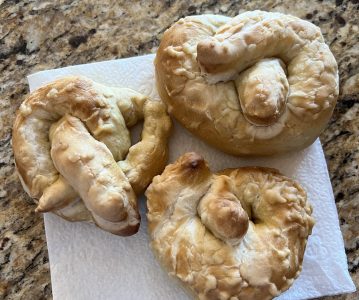 Baking Homemade Pretzels