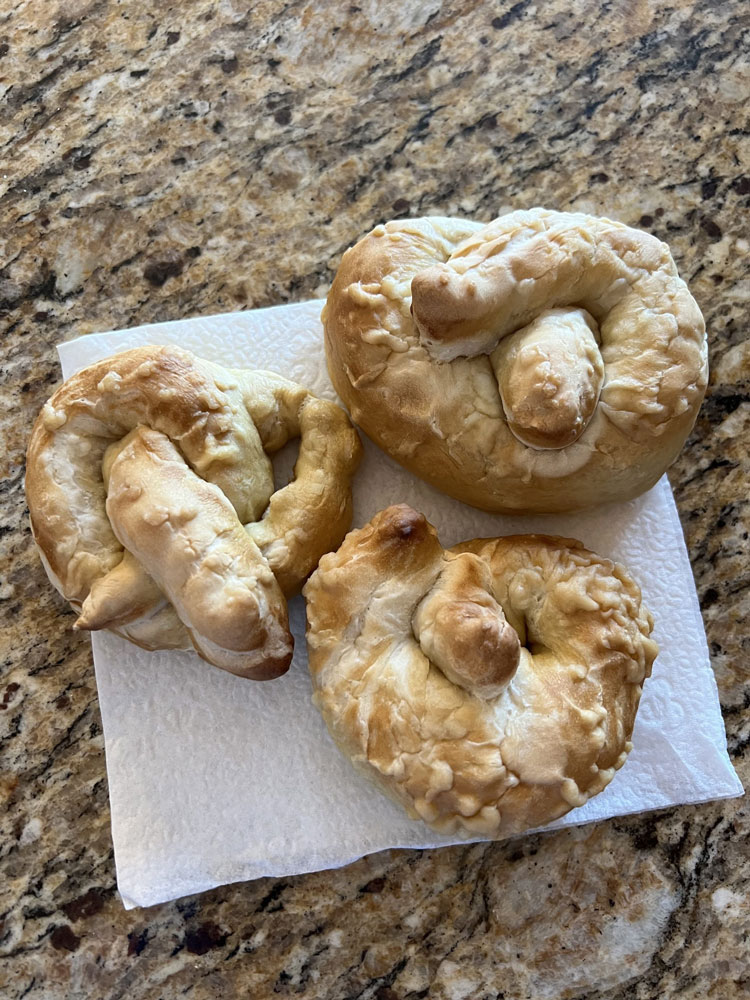 Baking Homemade Pretzels