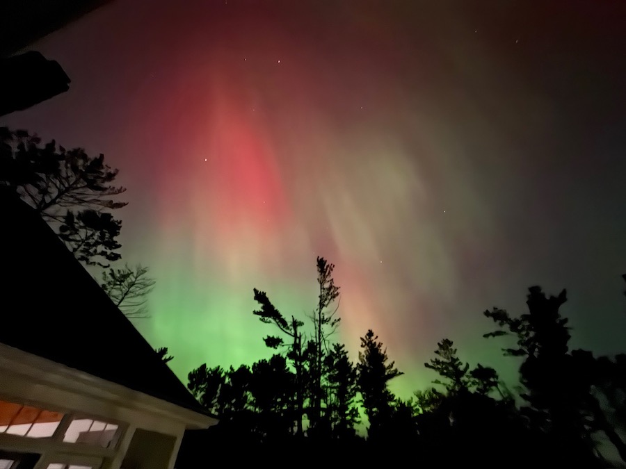 Observing the Northern Lights on Our Property