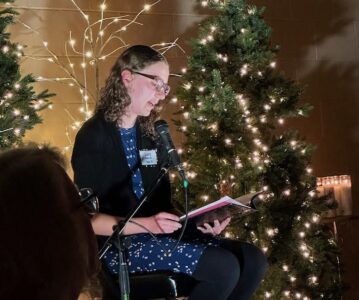 Speaking at Advent by Candlelight