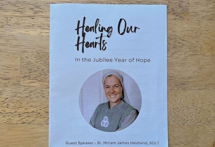 Attending a Church Event That Sr. Miriam James Heidland Spoke At!