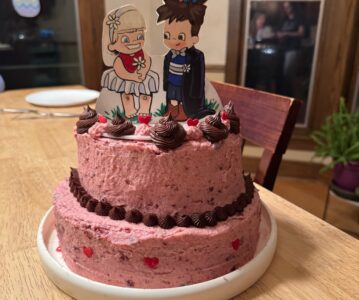 Baking a 25th Anniversary Cake with Ben and Ro For Our Parents