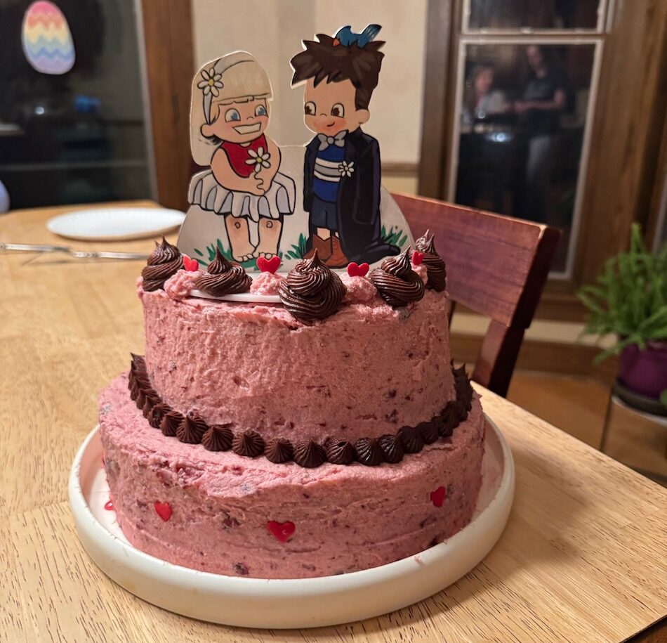 Baking a 25th Anniversary Cake with Ben and Ro For Our Parents