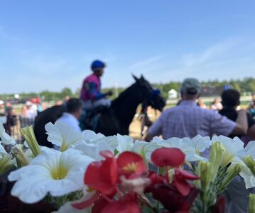 Attending a Day of Horse Races with my Dad in Saratoga Springs, New York