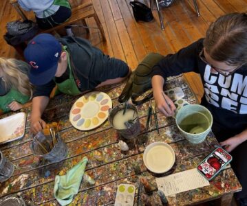 Visiting Hands On Art Studio in Door County