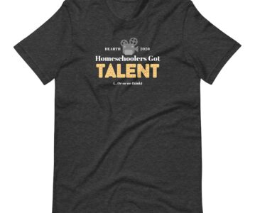 Designing T-Shirts with my Dad for our Homeschool Variety Show